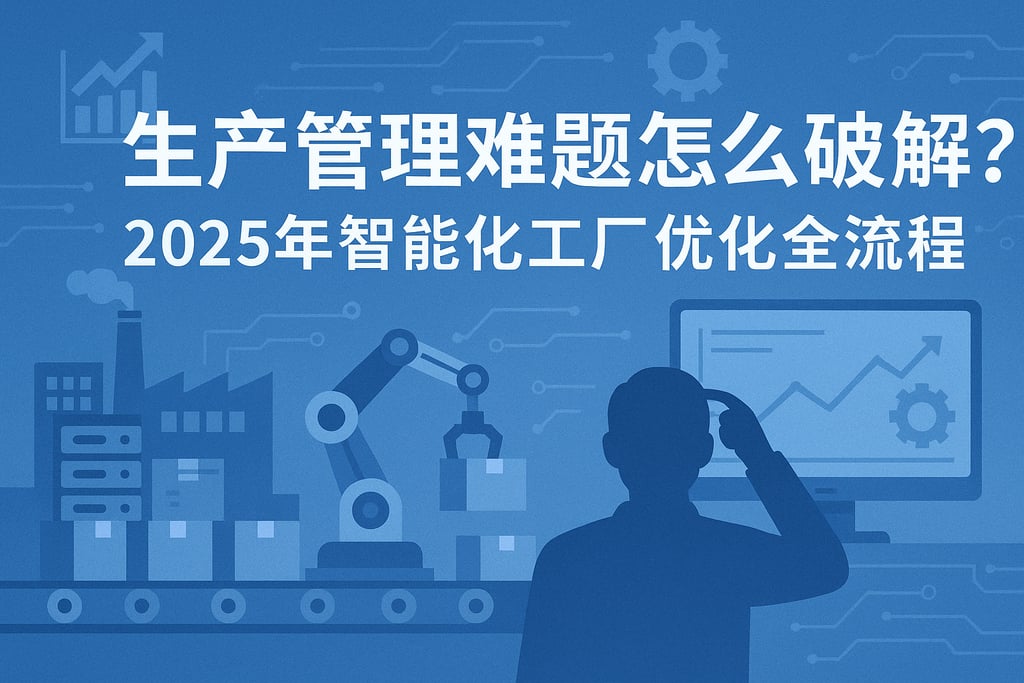 生产管理难题怎么破解？2025年智能化工厂优化全流程