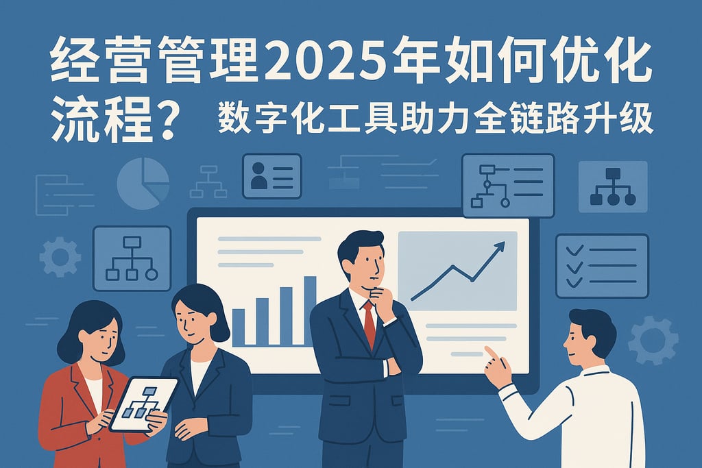 经营管理2025年如何优化流程？数字化工具助力全链路升级