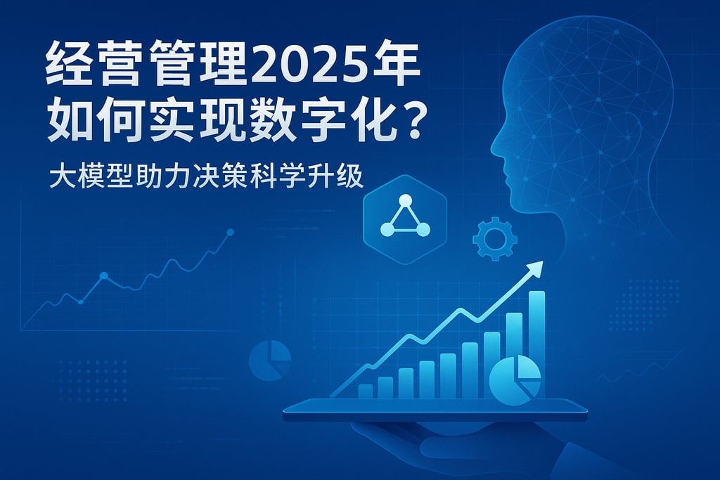 经营管理2025年如何实现数字化？大模型助力决策科学升级