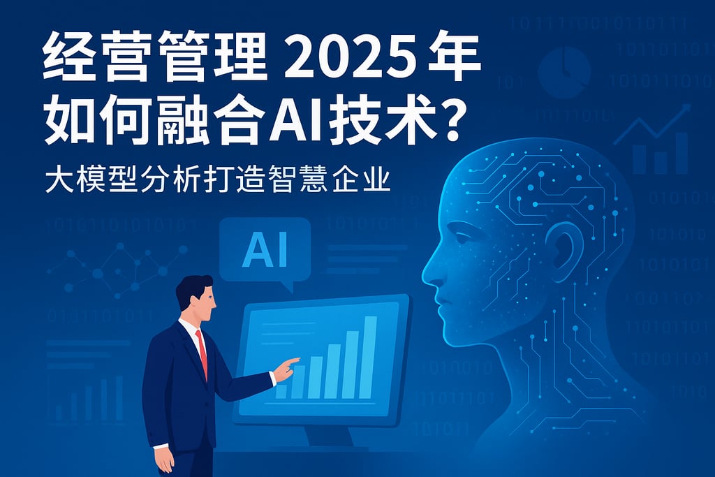 经营管理2025年如何融合AI技术？大模型分析打造智慧企业