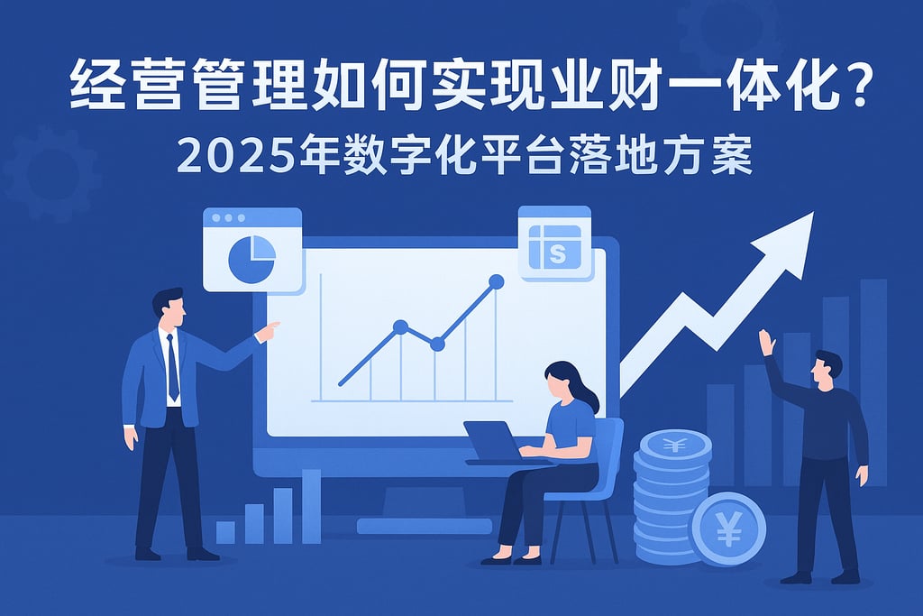 经营管理如何实现业财一体化？2025年数字化平台落地方案