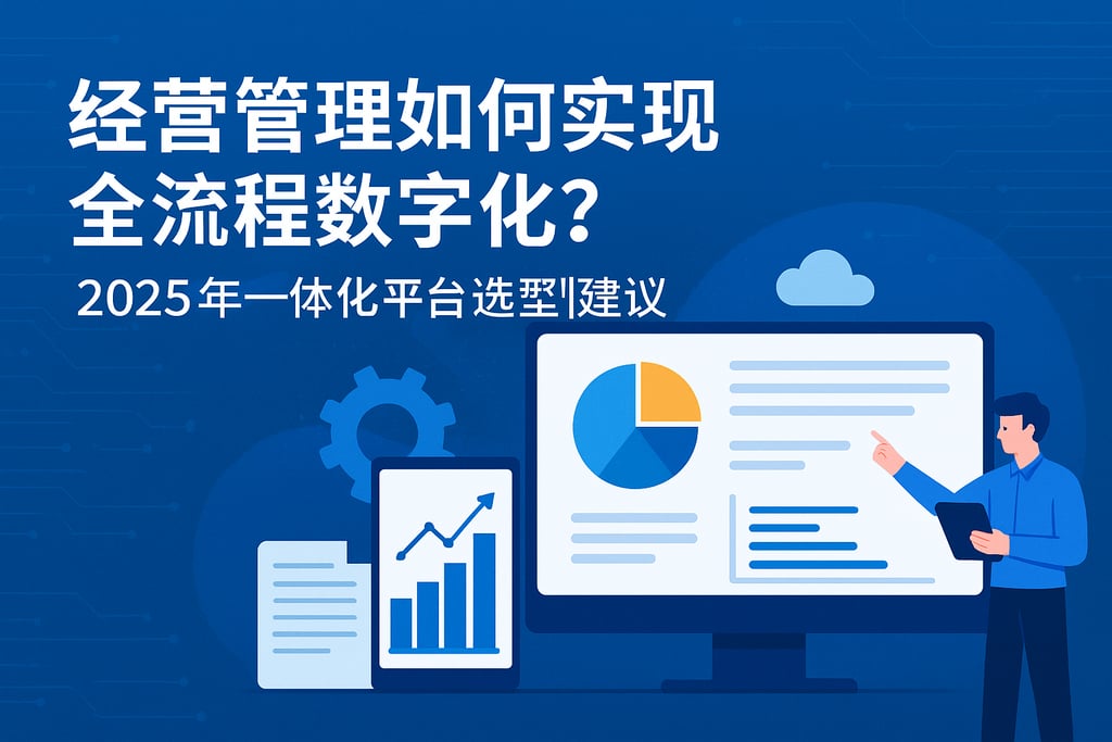 经营管理如何实现全流程数字化？2025年一体化平台选型建议