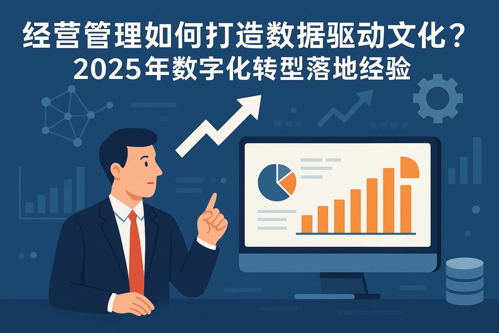 经营管理如何打造数据驱动文化？2025年数字化转型落地经验