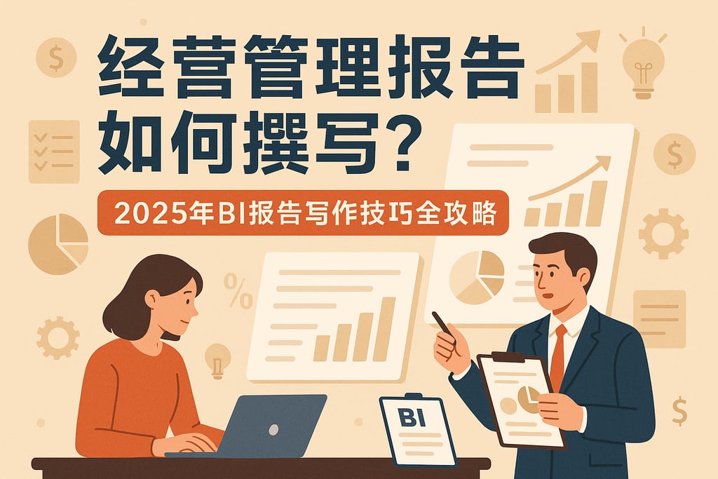 经营管理报告如何撰写？2025年BI报告写作技巧全攻略