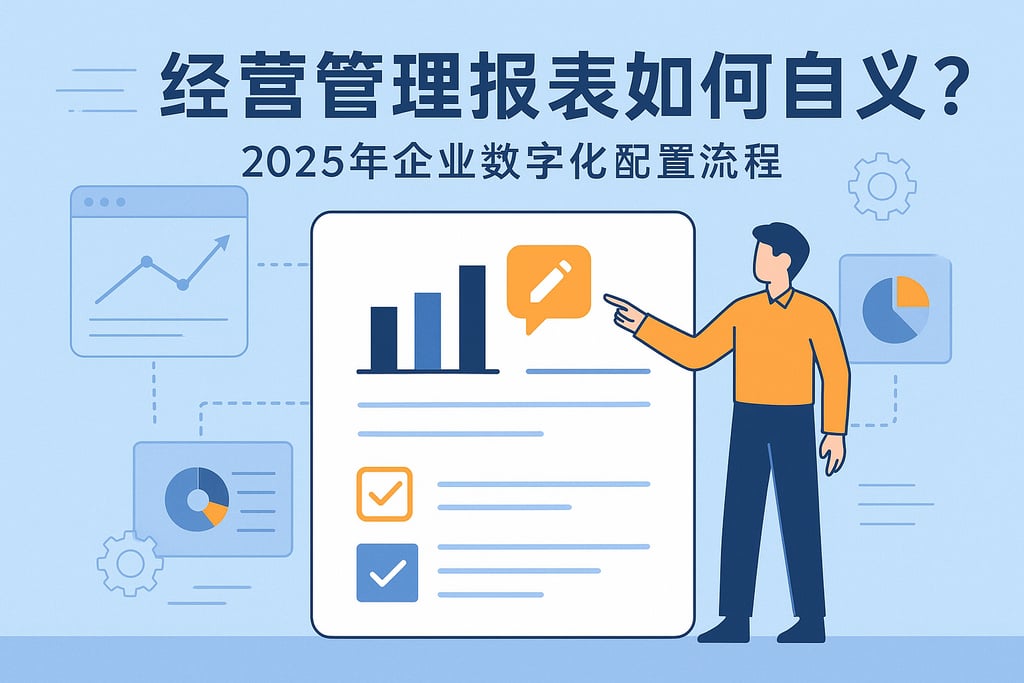 经营管理报表如何自定义？2025年企业数字化配置流程