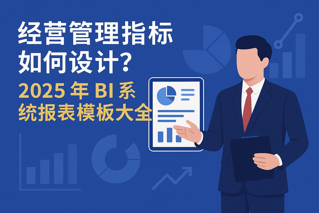 经营管理指标如何设计？2025年BI系统报表模板大全
