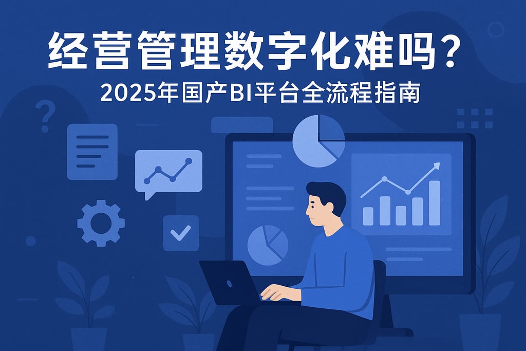 经营管理数字化难吗？2025年国产BI平台全流程指南