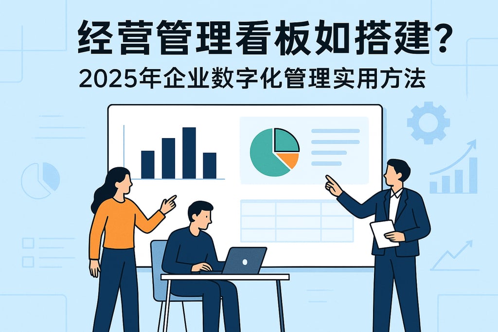 经营管理看板如何搭建？2025年企业数字化管理实用方法
