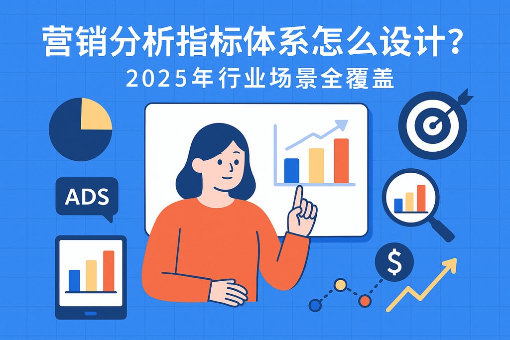 营销分析指标体系怎么设计？2025年行业场景全覆盖