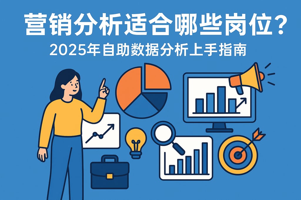 营销分析适合哪些岗位？2025年自助数据分析上手指南