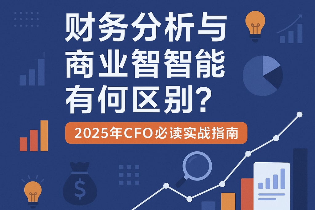 财务分析与商业智能有何区别？2025年CFO必读实战指南