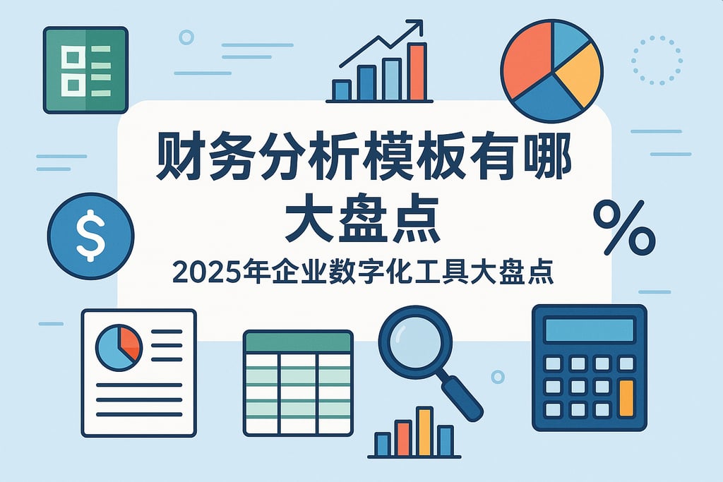 财务分析模板有哪些？2025年企业数字化工具大盘点