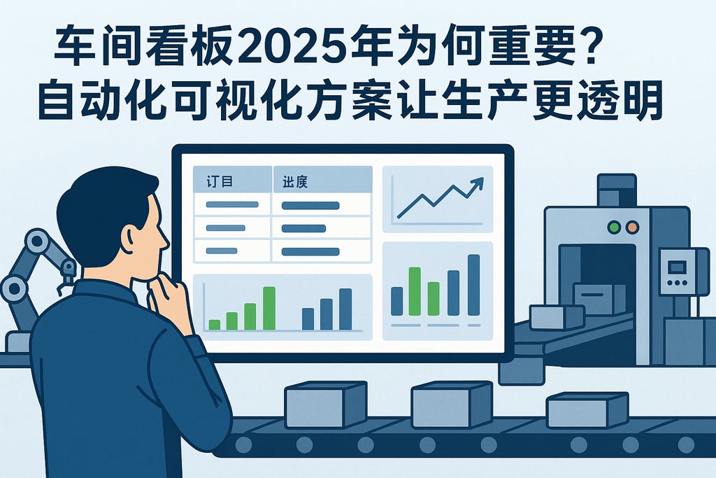 车间看板2025年为何重要？自动化可视化方案让生产更透明
