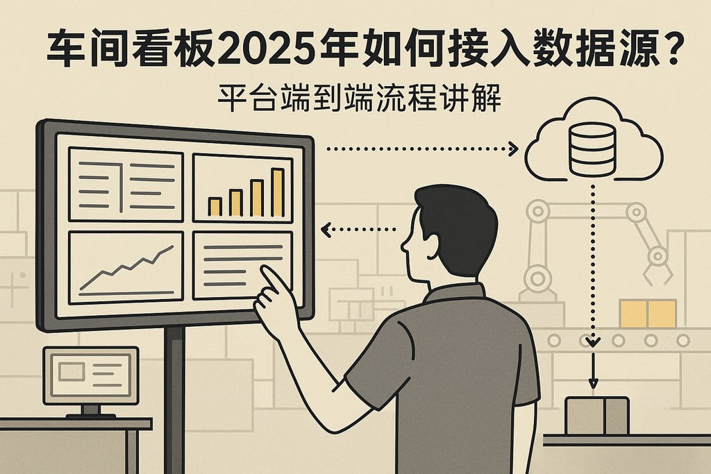 车间看板2025年如何接入数据源？平台端到端流程讲解