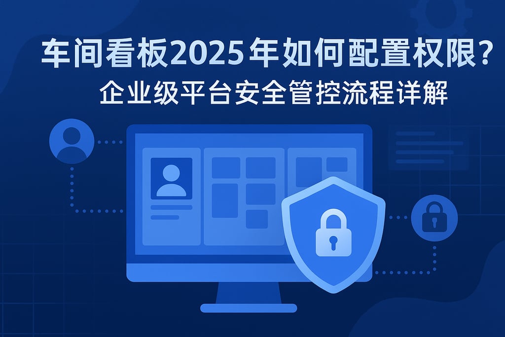 车间看板2025年如何配置权限？企业级平台安全管控流程详解
