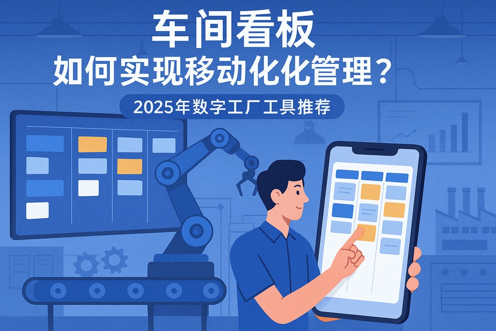 车间看板如何实现移动化管理？2025年数字工厂工具推荐