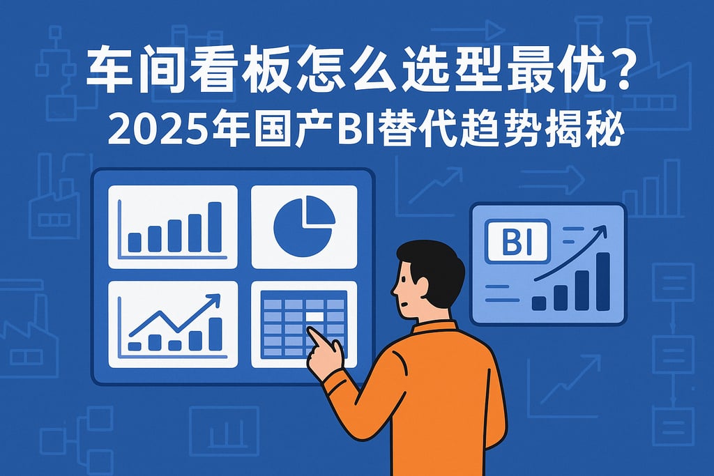 车间看板怎么选型最优？2025年国产BI替代趋势揭秘