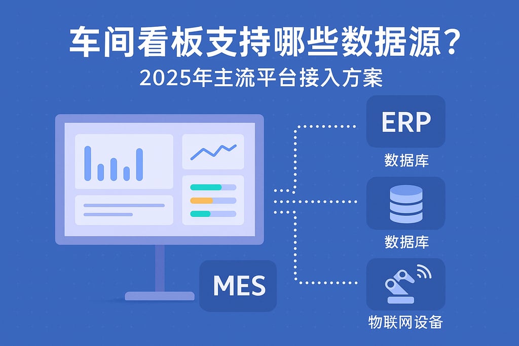 车间看板支持哪些数据源？2025年主流平台接入方案