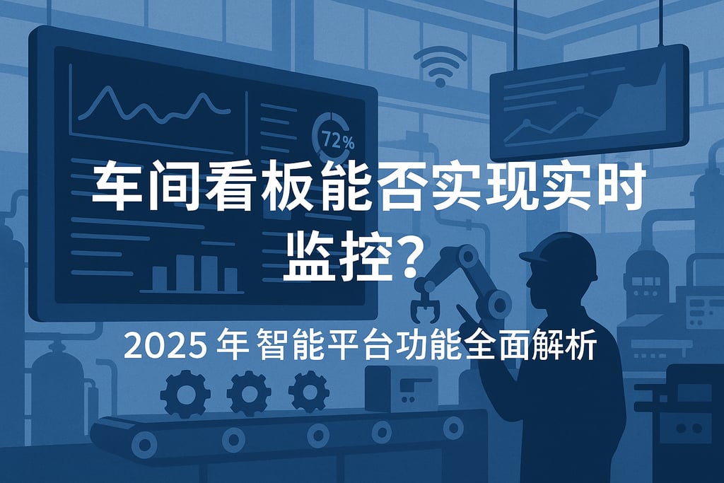 车间看板能否实现实时监控？2025年智能平台功能全面解析