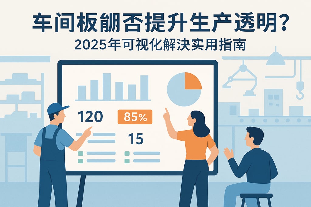 车间看板能否提升生产透明度？2025年可视化方案实用指南