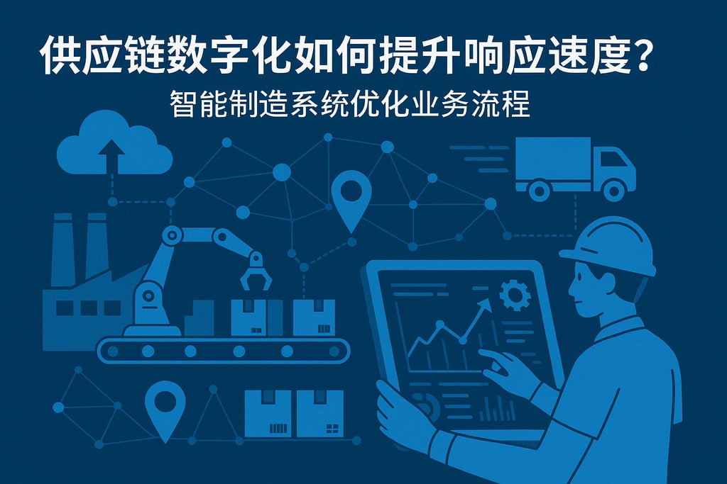 供应链数字化如何提升响应速度？智能制造系统优化业务流程