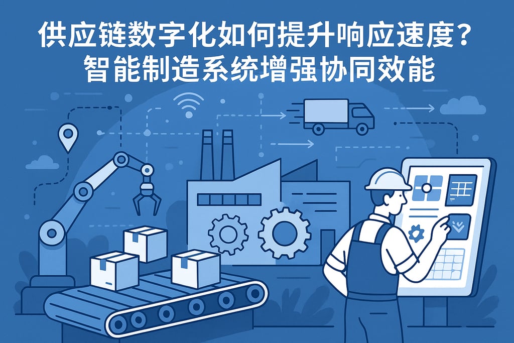 供应链数字化如何提升响应速度？智能制造系统增强协同效能