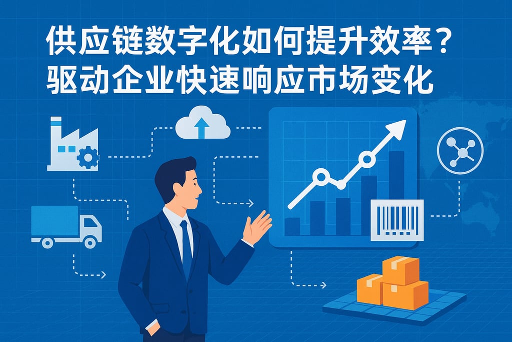 供应链数字化如何提升效率？驱动企业快速响应市场变化