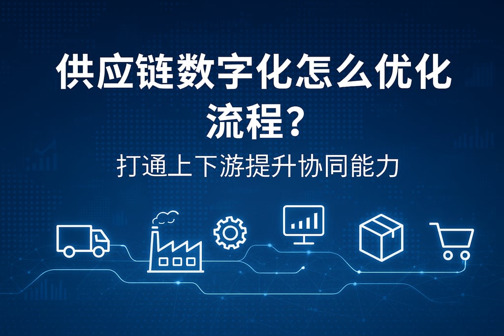 供应链数字化怎么优化流程？打通上下游提升协同能力
