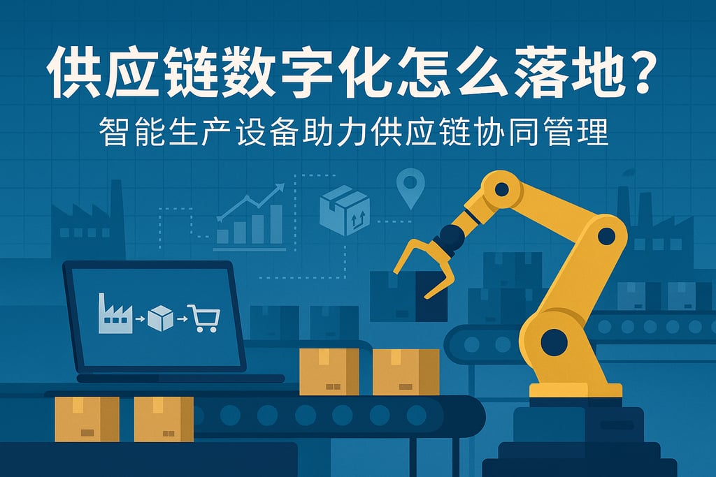 供应链数字化怎么落地？智能生产设备助力供应链协同管理
