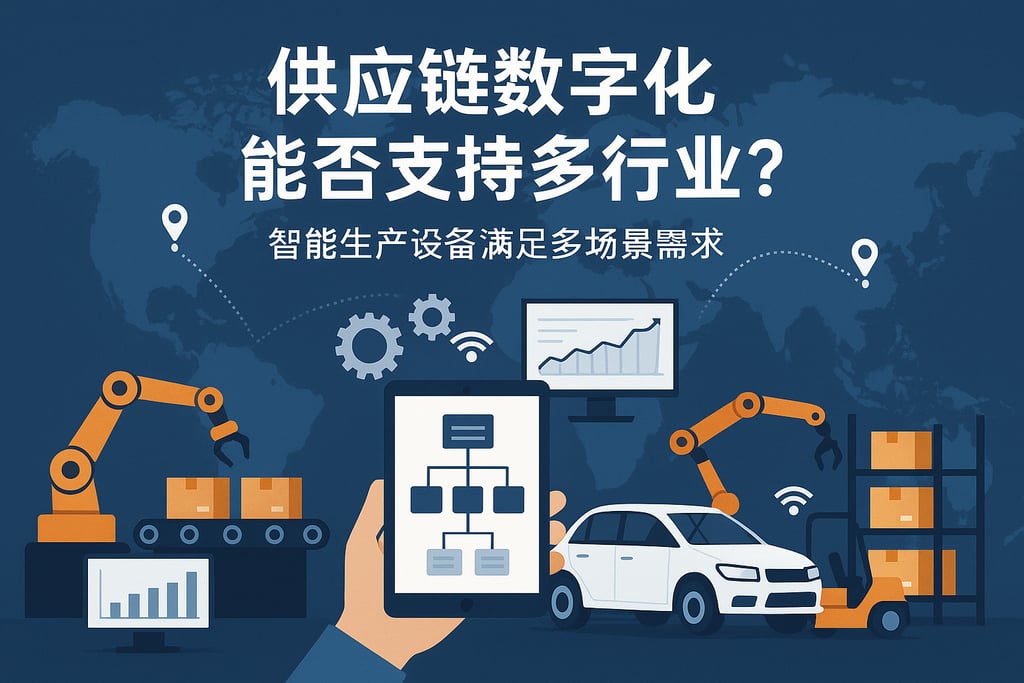 供应链数字化能否支持多行业？智能生产设备满足多场景需求
