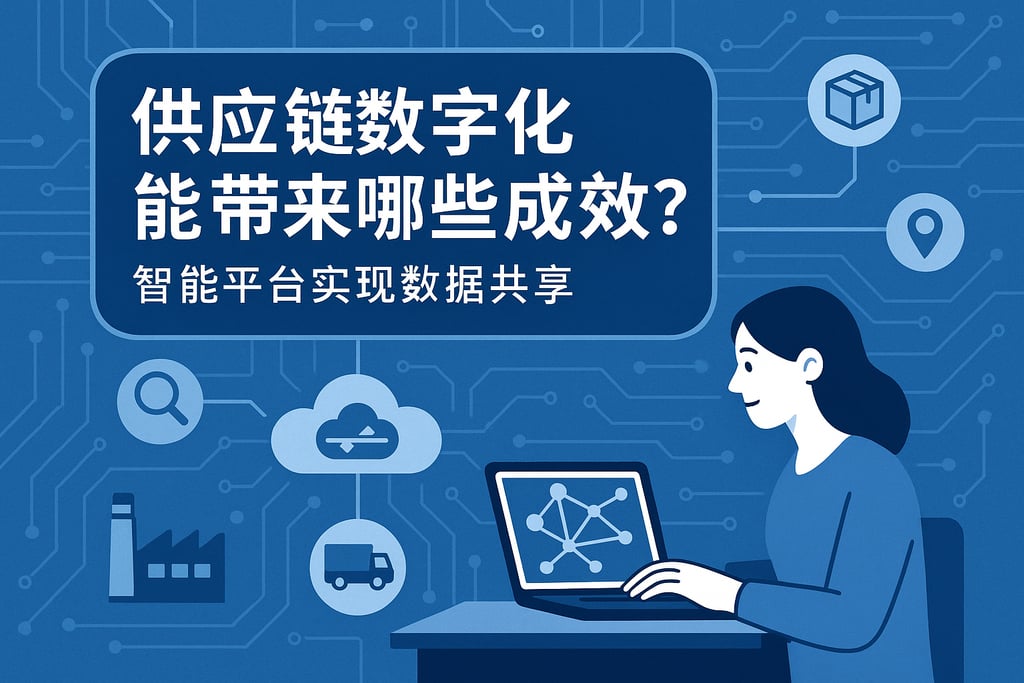 供应链数字化能带来哪些成效？智能平台实现数据共享