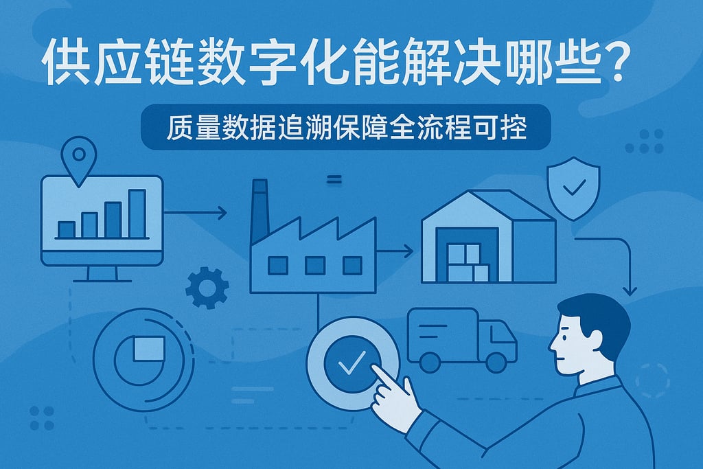 供应链数字化能解决哪些问题？质量数据追溯保障全流程可控