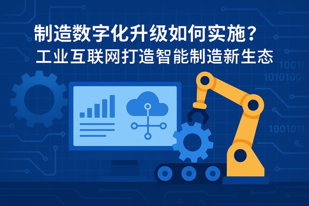 制造数字化升级如何实施？工业互联网打造智能制造新生态