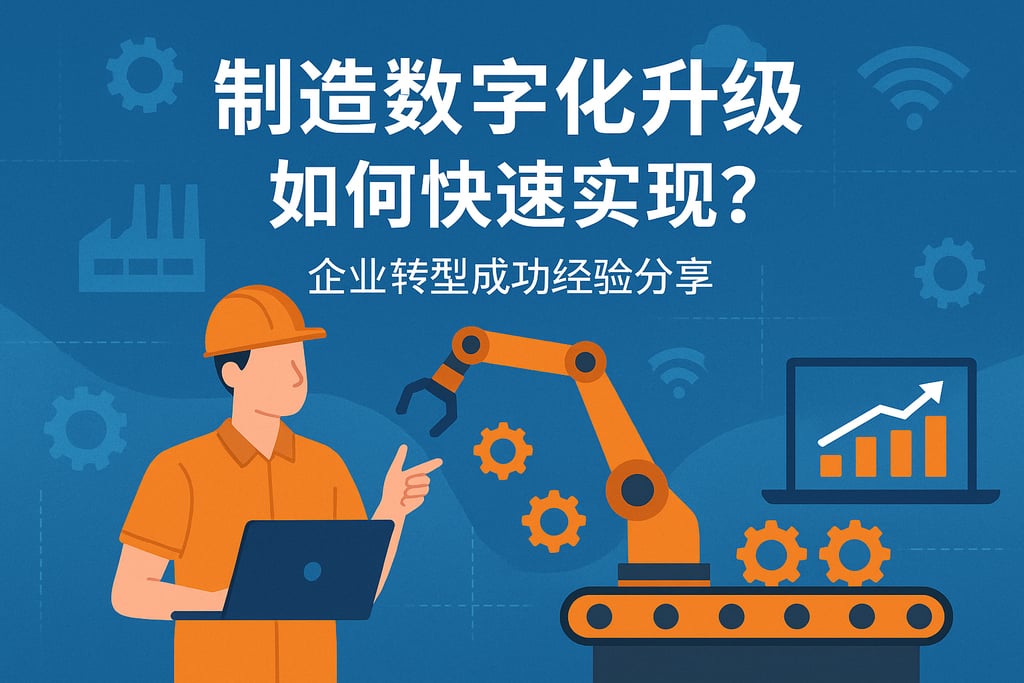 制造数字化升级如何快速实现？企业转型成功经验分享