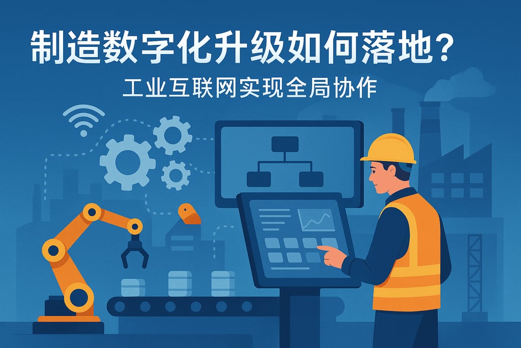 制造数字化升级如何落地？工业互联网实现全局协作