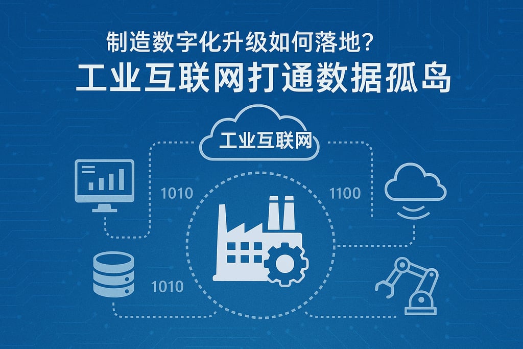 制造数字化升级如何落地？工业互联网打通数据孤岛