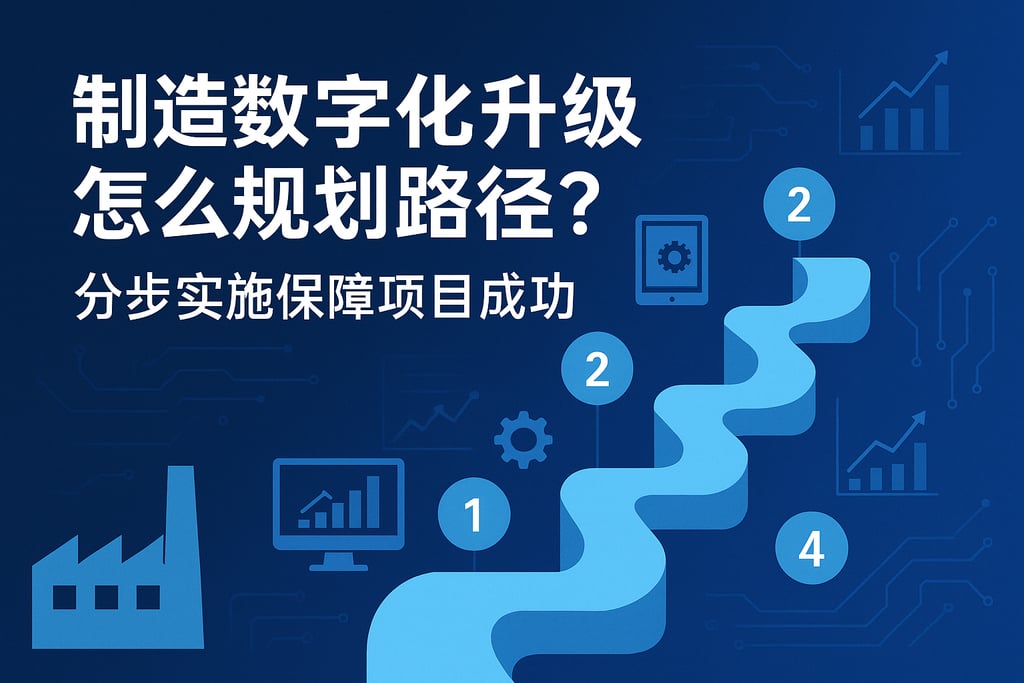 制造数字化升级怎么规划路径？分步实施保障项目成功