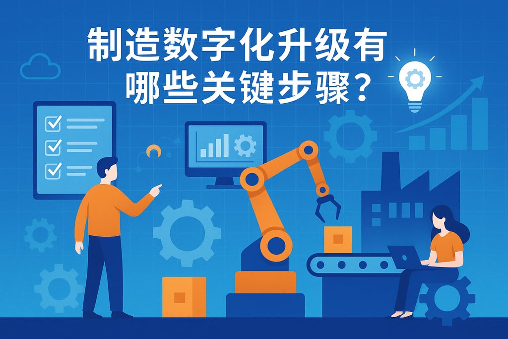 制造数字化升级有哪些关键步骤？智能系统推动企业发展