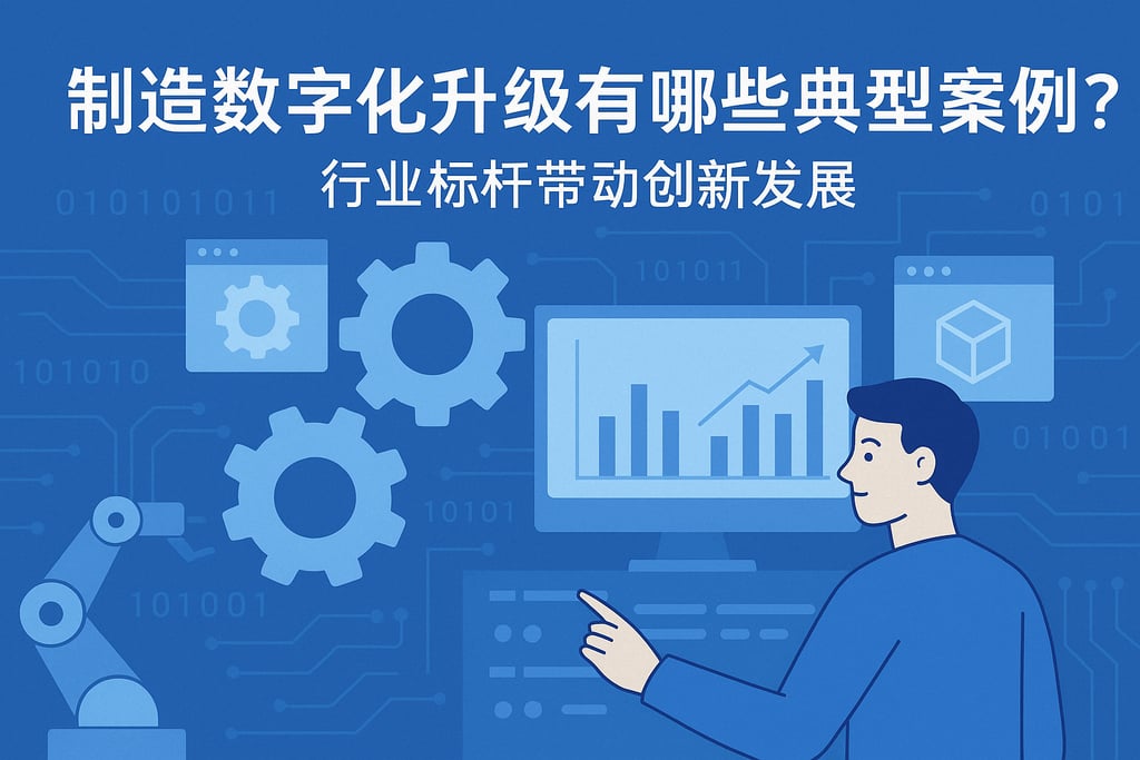 制造数字化升级有哪些典型案例？行业标杆带动创新发展