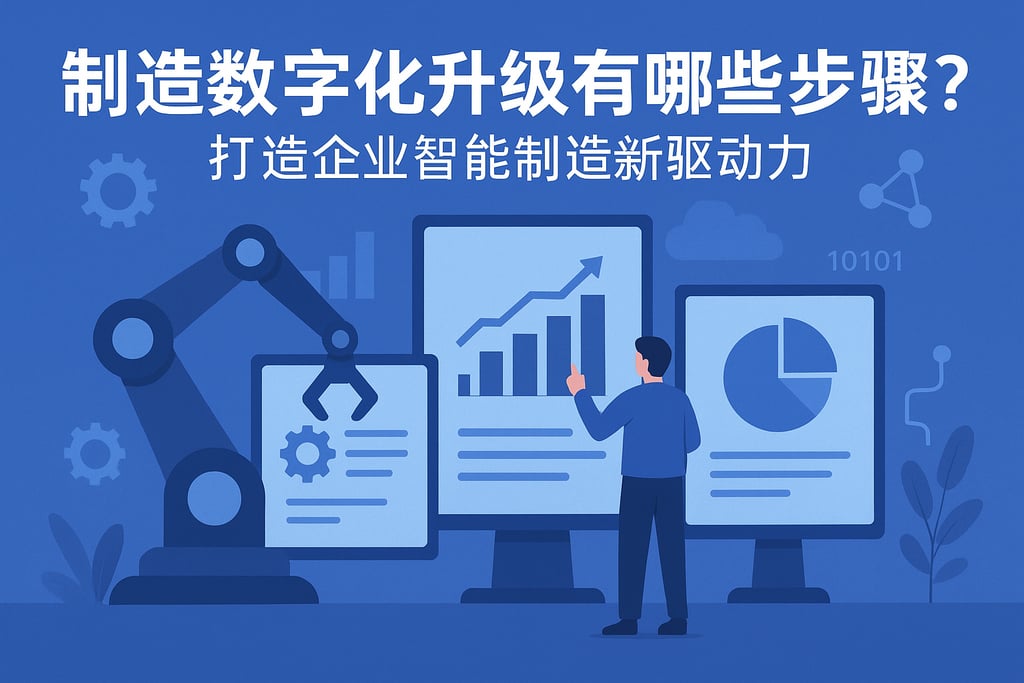 制造数字化升级有哪些步骤？打造企业智能制造新驱动力