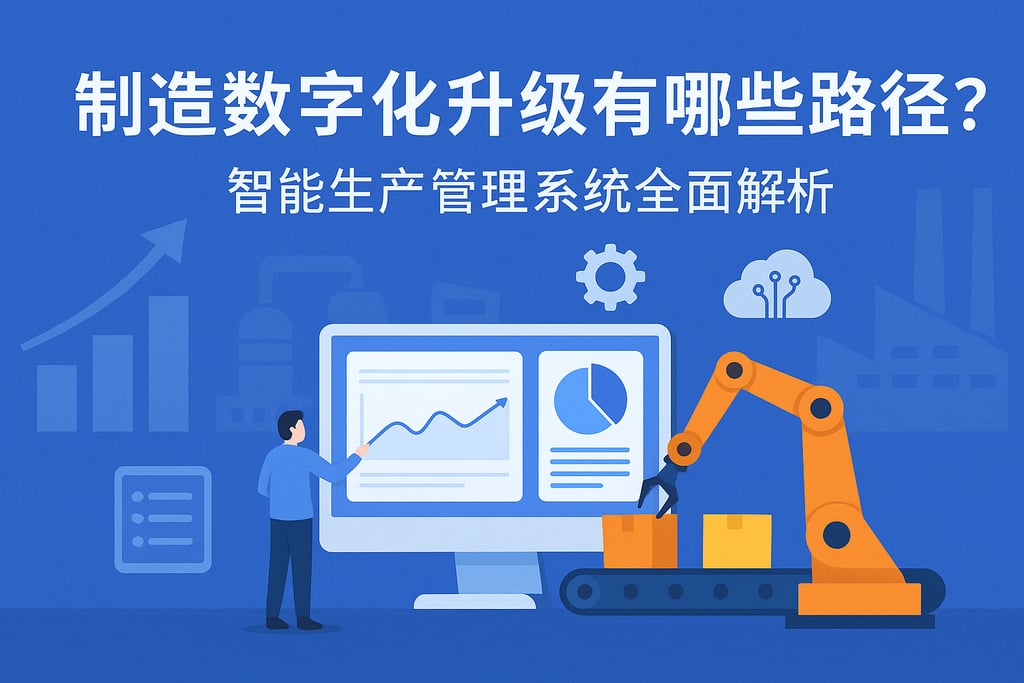 制造数字化升级有哪些路径？智能生产管理系统全面解析