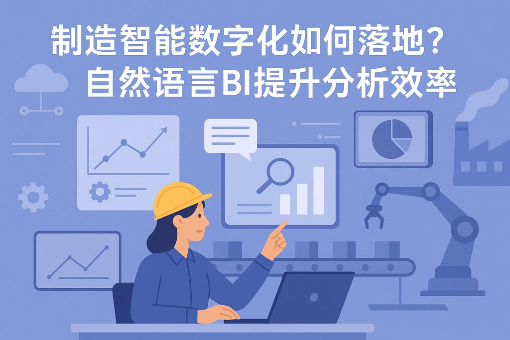 制造智能数字化如何落地？自然语言BI提升分析效率