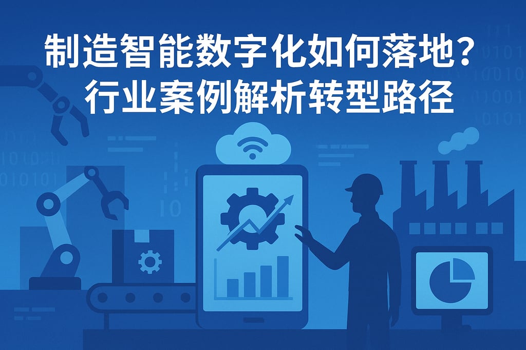 制造智能数字化如何落地？行业案例解析转型路径