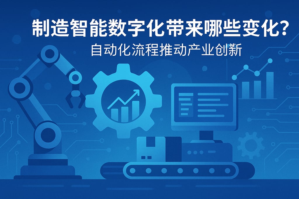 制造智能数字化带来哪些变化？自动化流程推动产业创新