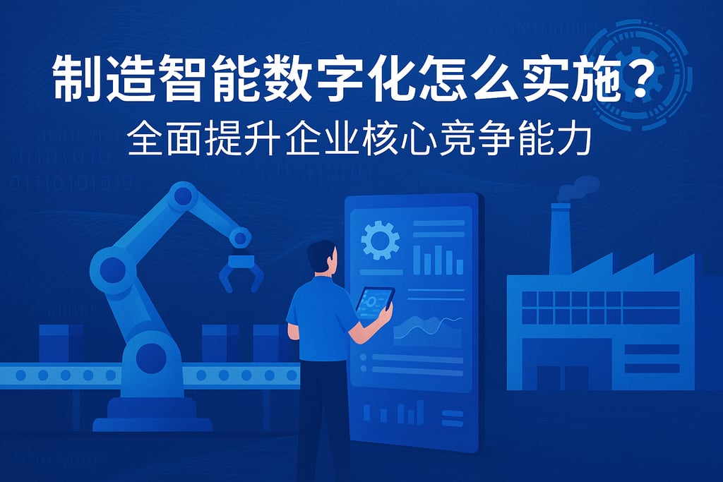 制造智能数字化怎么实施？全面提升企业核心竞争能力