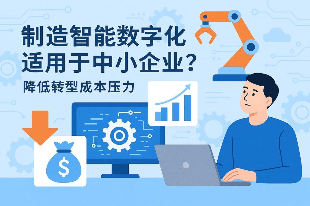 制造智能数字化是否适用于中小企业？降低转型成本压力