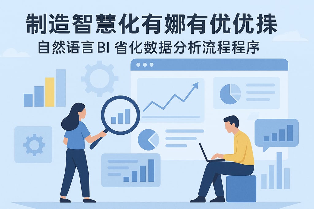 制造智能数字化有哪些优势？自然语言BI简化数据分析流程