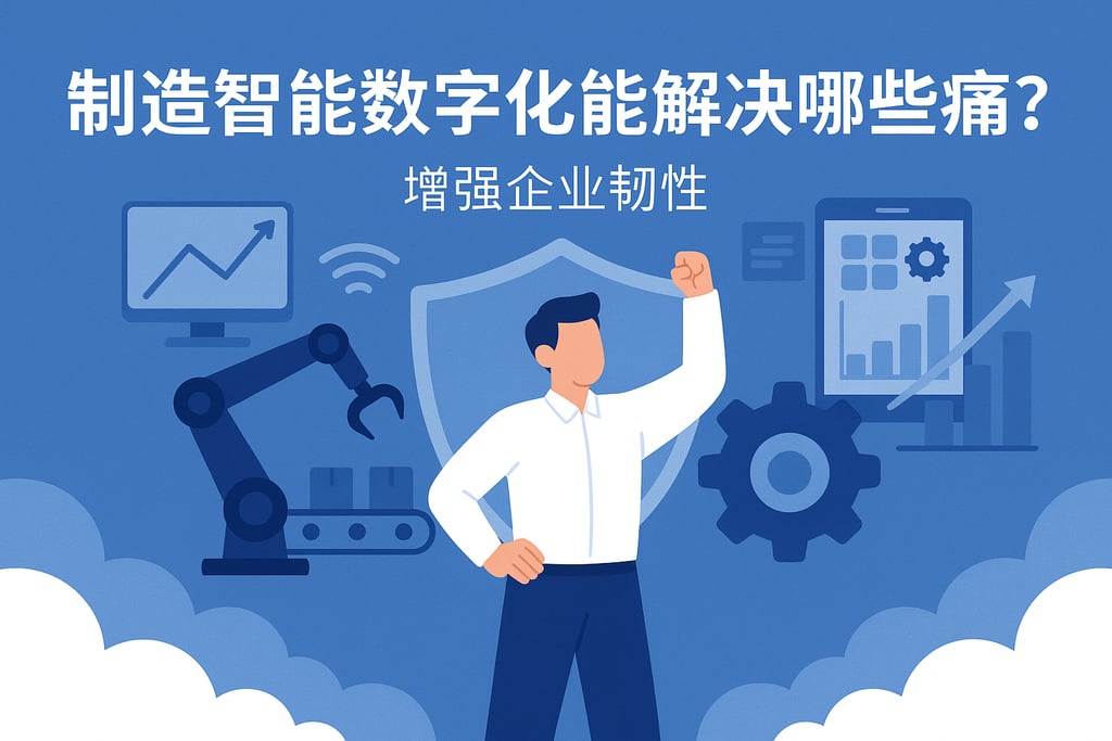 制造智能数字化能解决哪些痛点？场景覆盖增强企业韧性