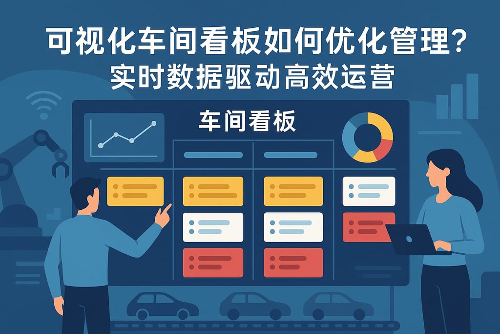 可视化车间看板如何优化管理？实时数据驱动高效运营