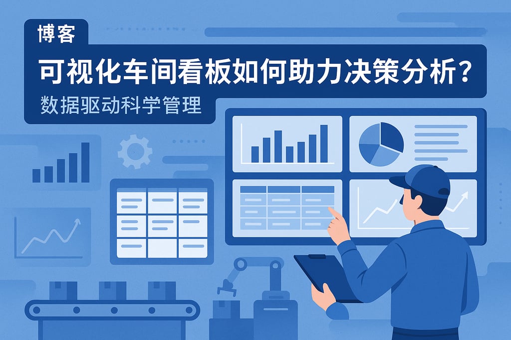 可视化车间看板如何助力决策分析？数据驱动科学管理